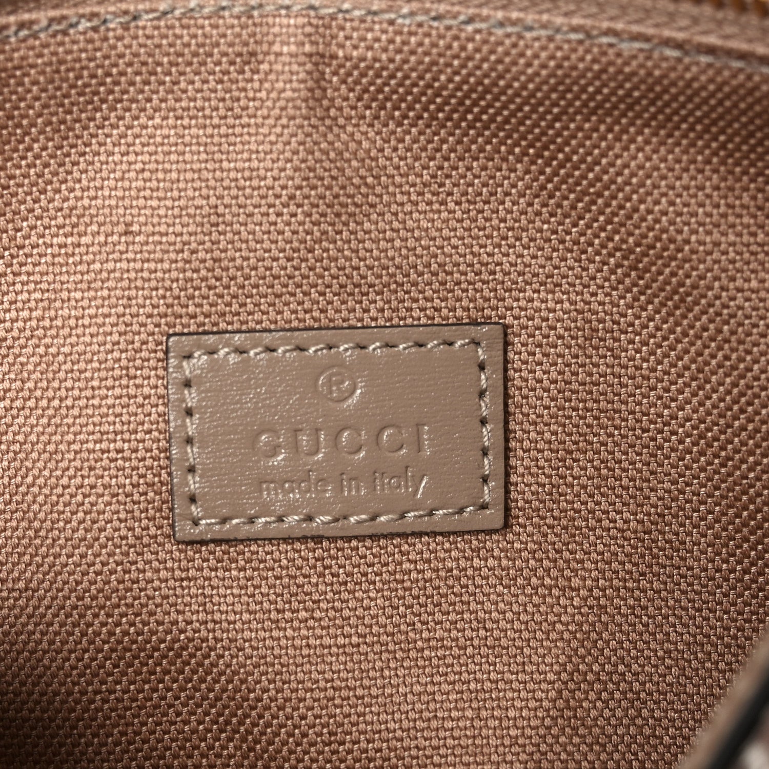 Gucci GG Shadow Monogram Mini Shoulder Bag Taupe