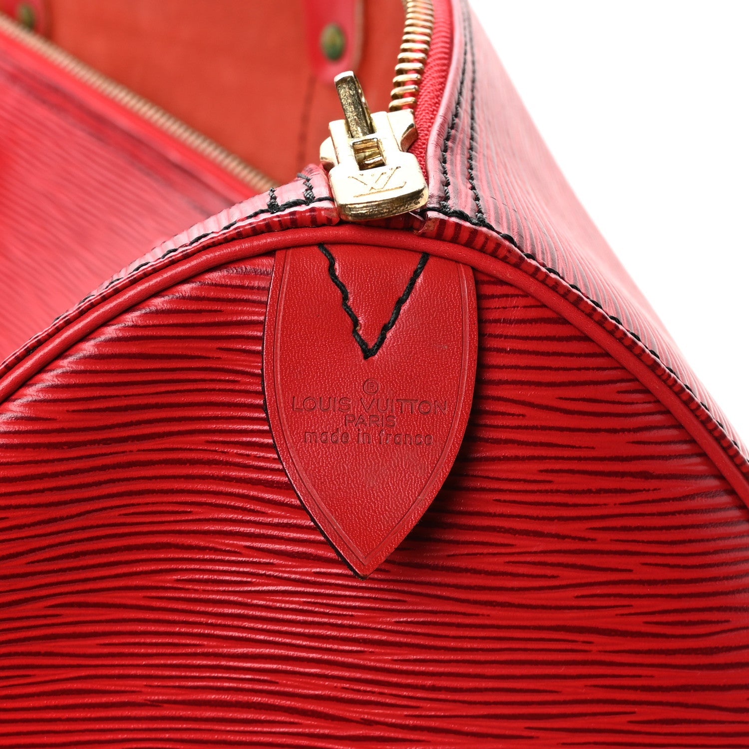Louis Vuitton Epi Keepall 50 Castillan Red