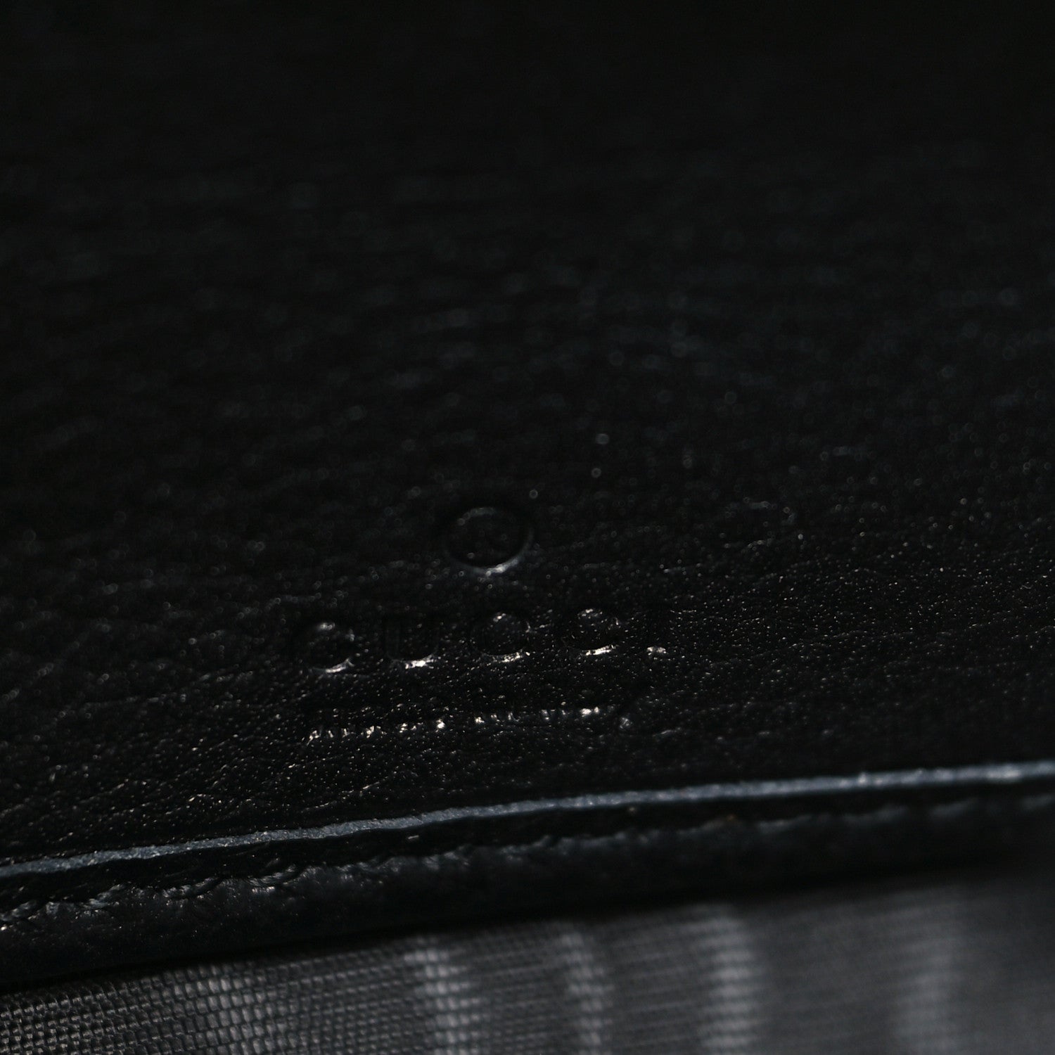 Gucci Roxy Calfskin Blondie Continental Chain Wallet Black