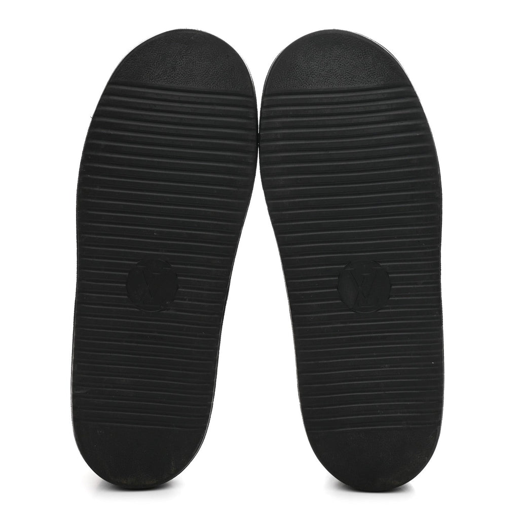 Louis Vuitton Calfskin Polar Flat Ankle Boots 41 Black