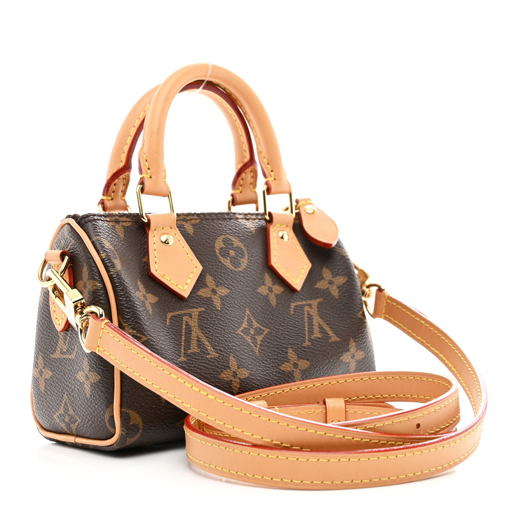 Louis Vuitton Monogram Nano Speedy Bandouliere