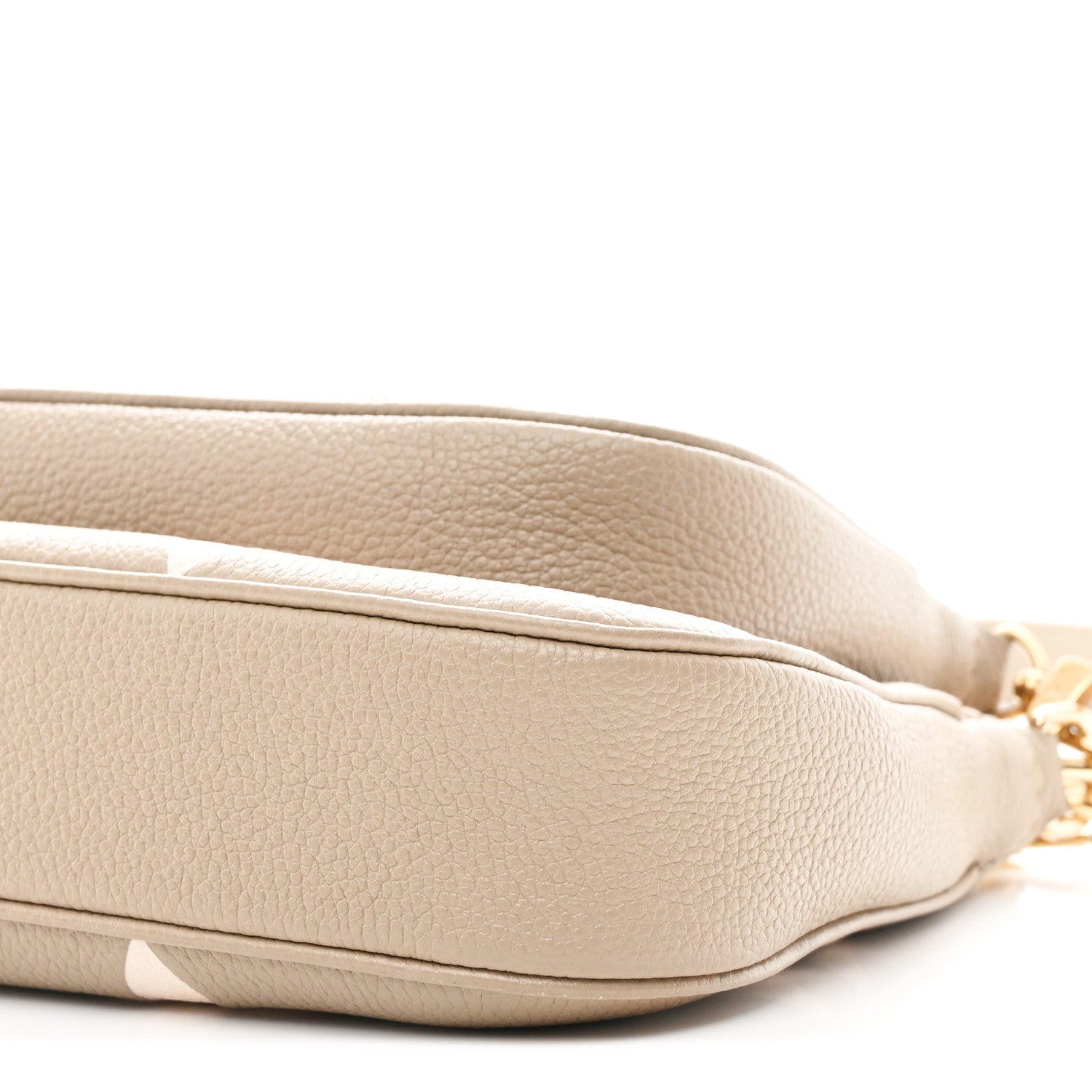 Louis Vuitton Empreinte Monogram Giant Multi Pochette Accessories Khaki Creme