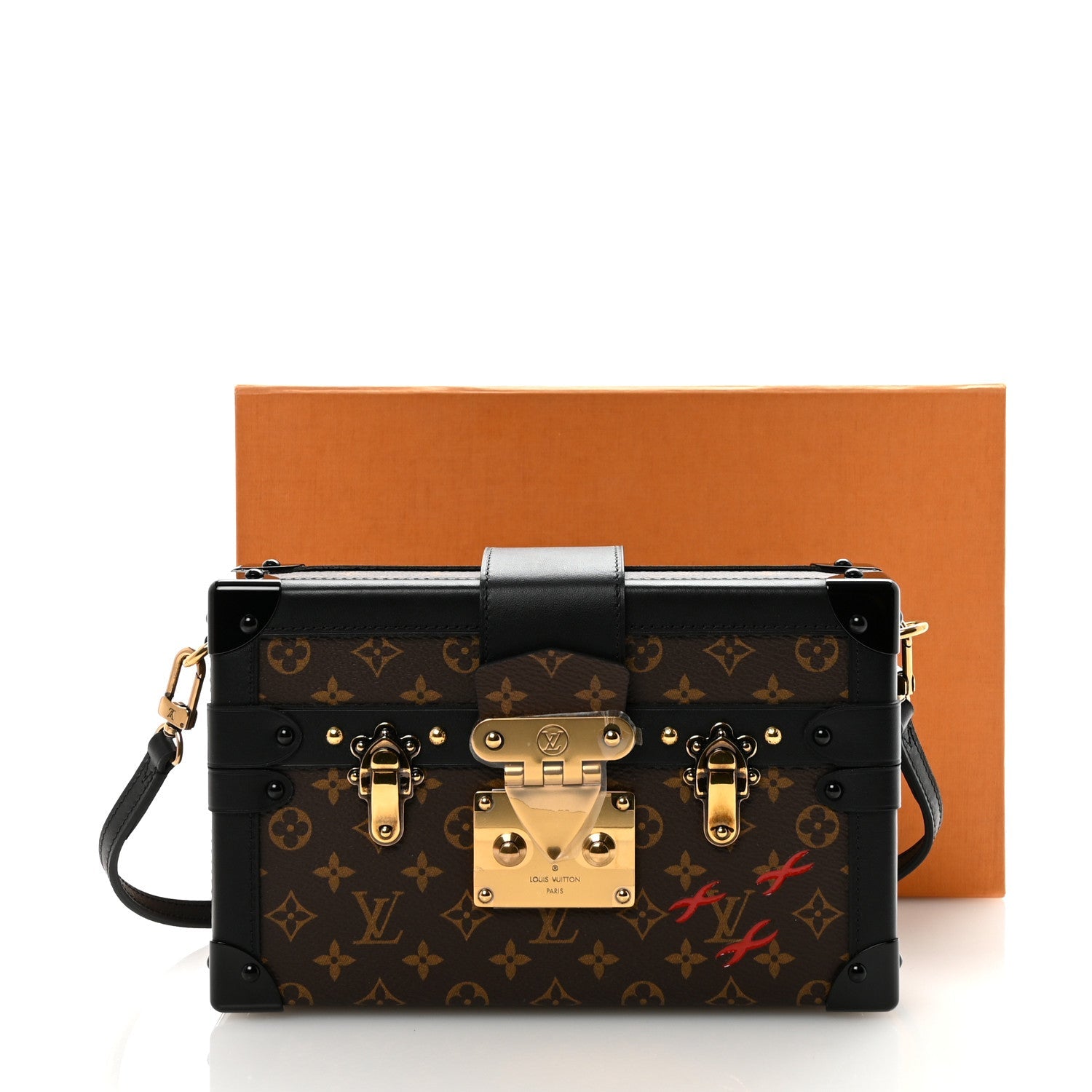 Louis Vuitton Monogram Petite Malle Black