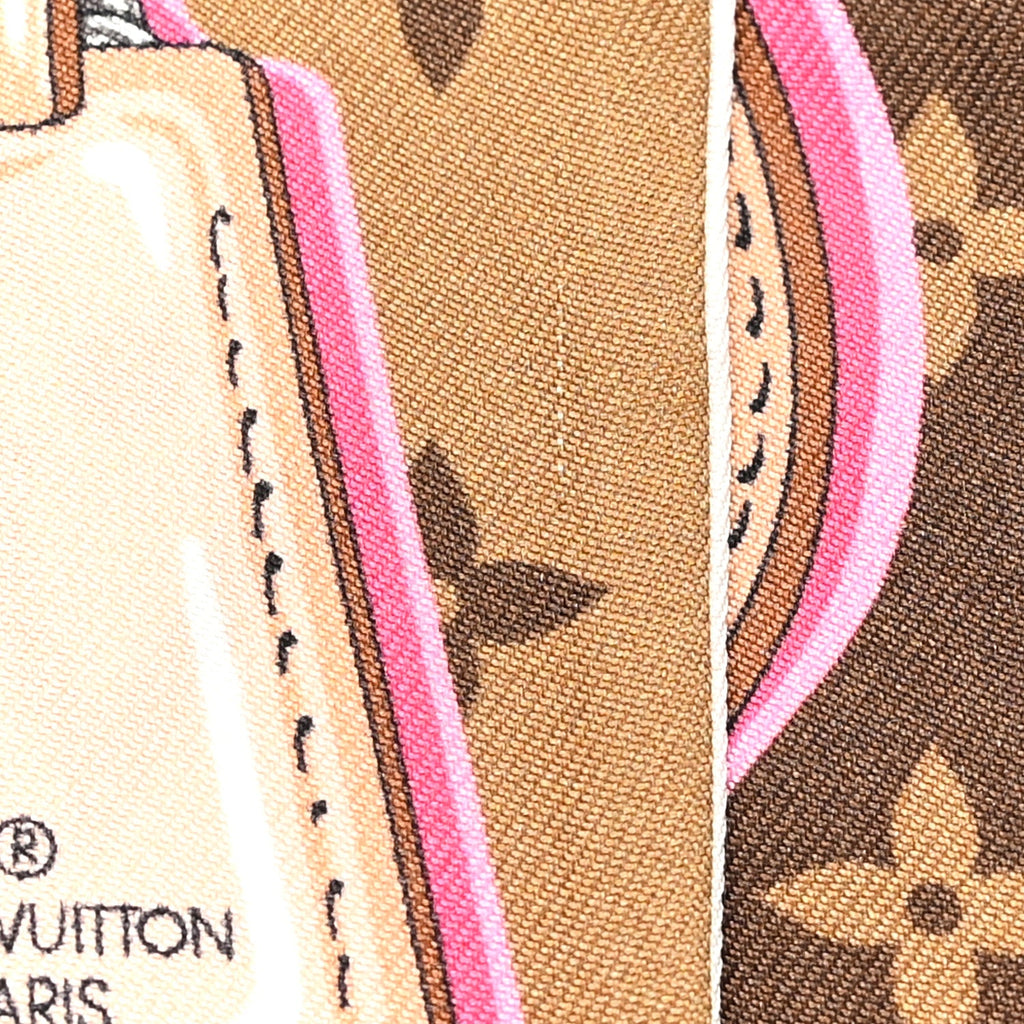 Louis Vuitton Silk Ultimate Monogram BB Bandeau Black