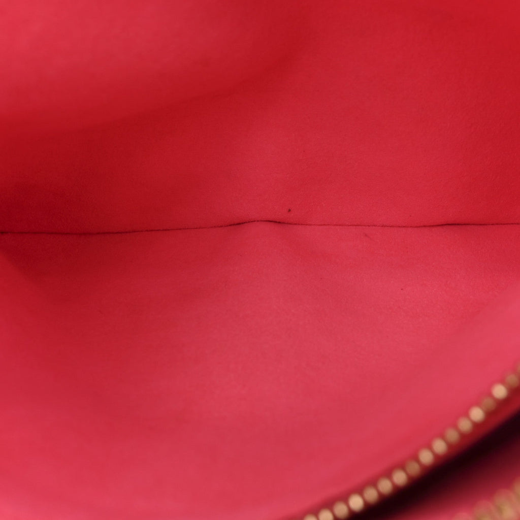 Louis Vuitton Calfskin Embossed Monogram Coussin BB Rose Fluo