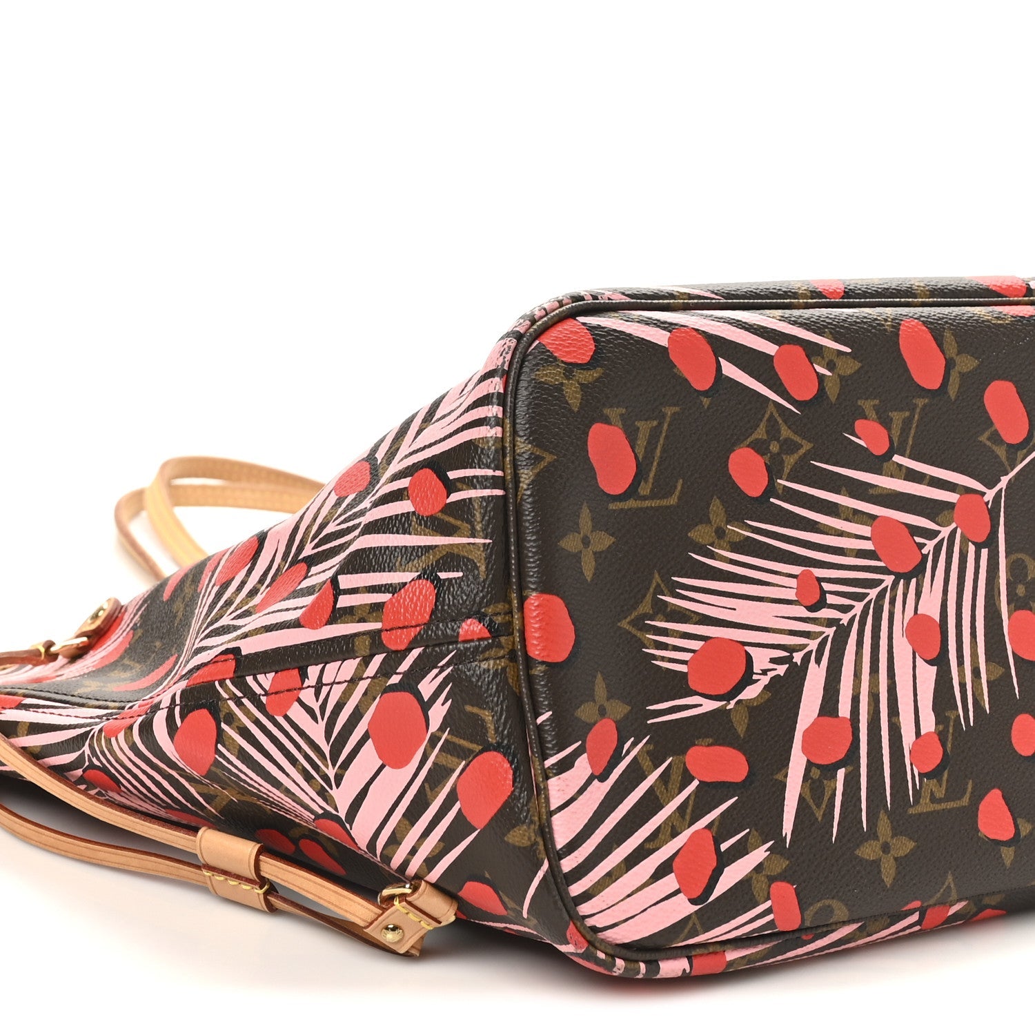 Louis Vuitton Monogram Jungle Dots Neo Neverfull MM Sugar Pink Poppy
