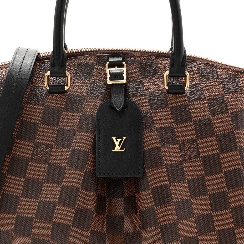 Louis Vuitton Damier Ebene Odeon Tote PM Black