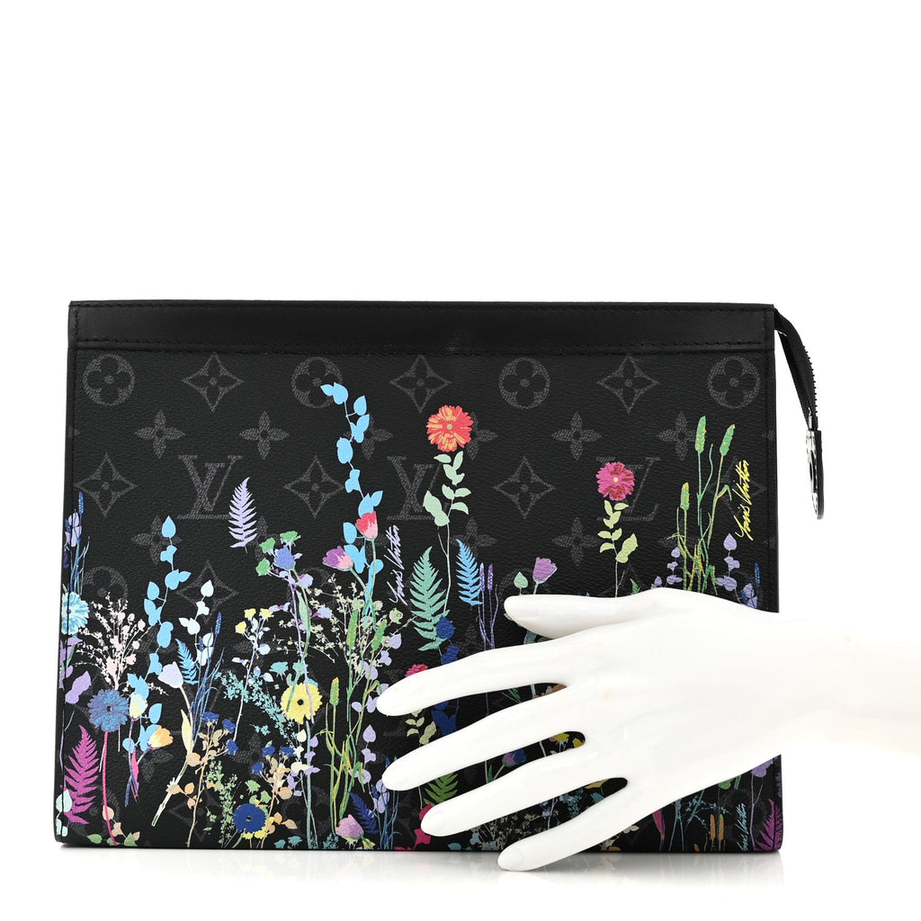Louis Vuitton Monogram Eclipse Folia Pochette Voyage MM