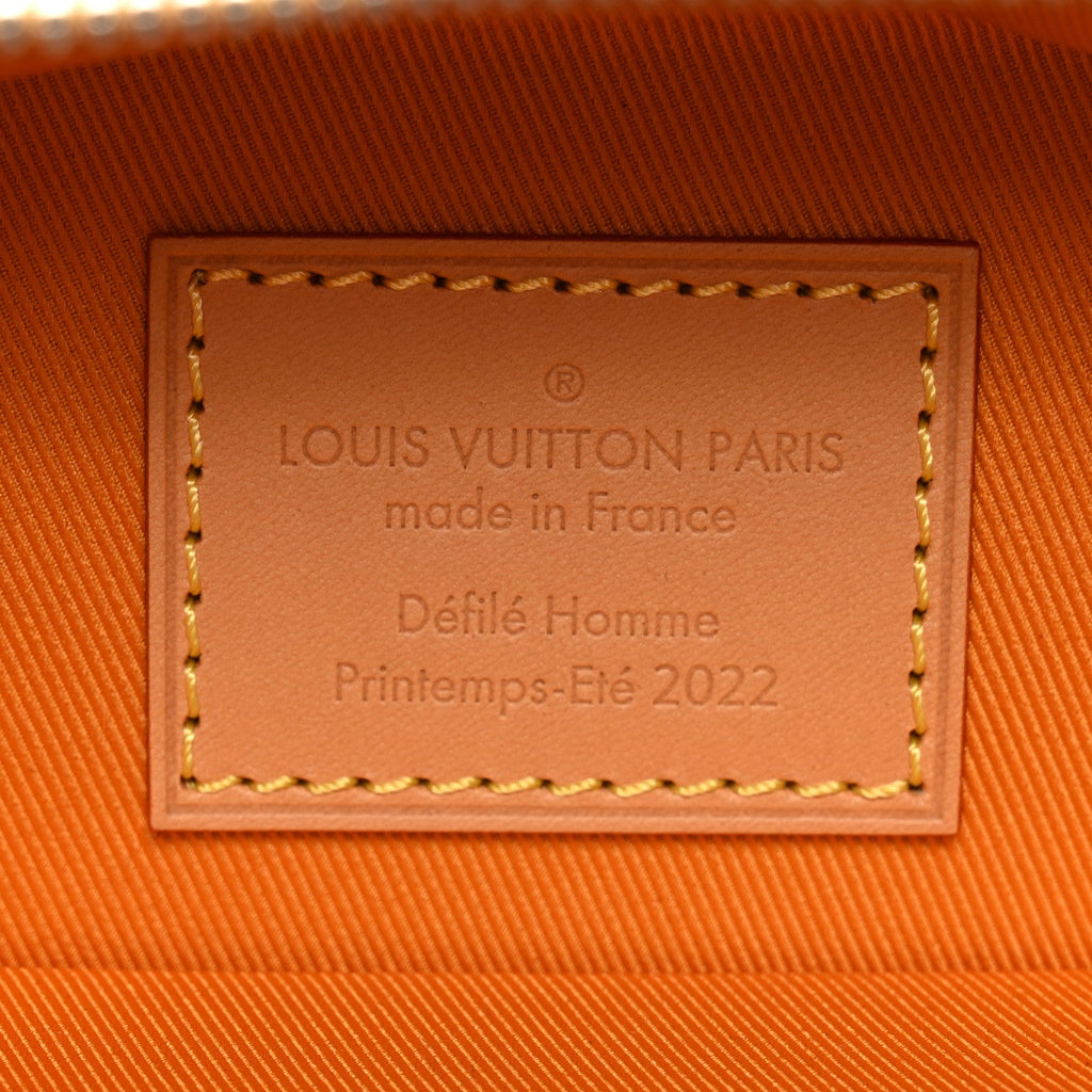 Louis Vuitton Calfskin N°7 Vertical Box Trunk Yellow