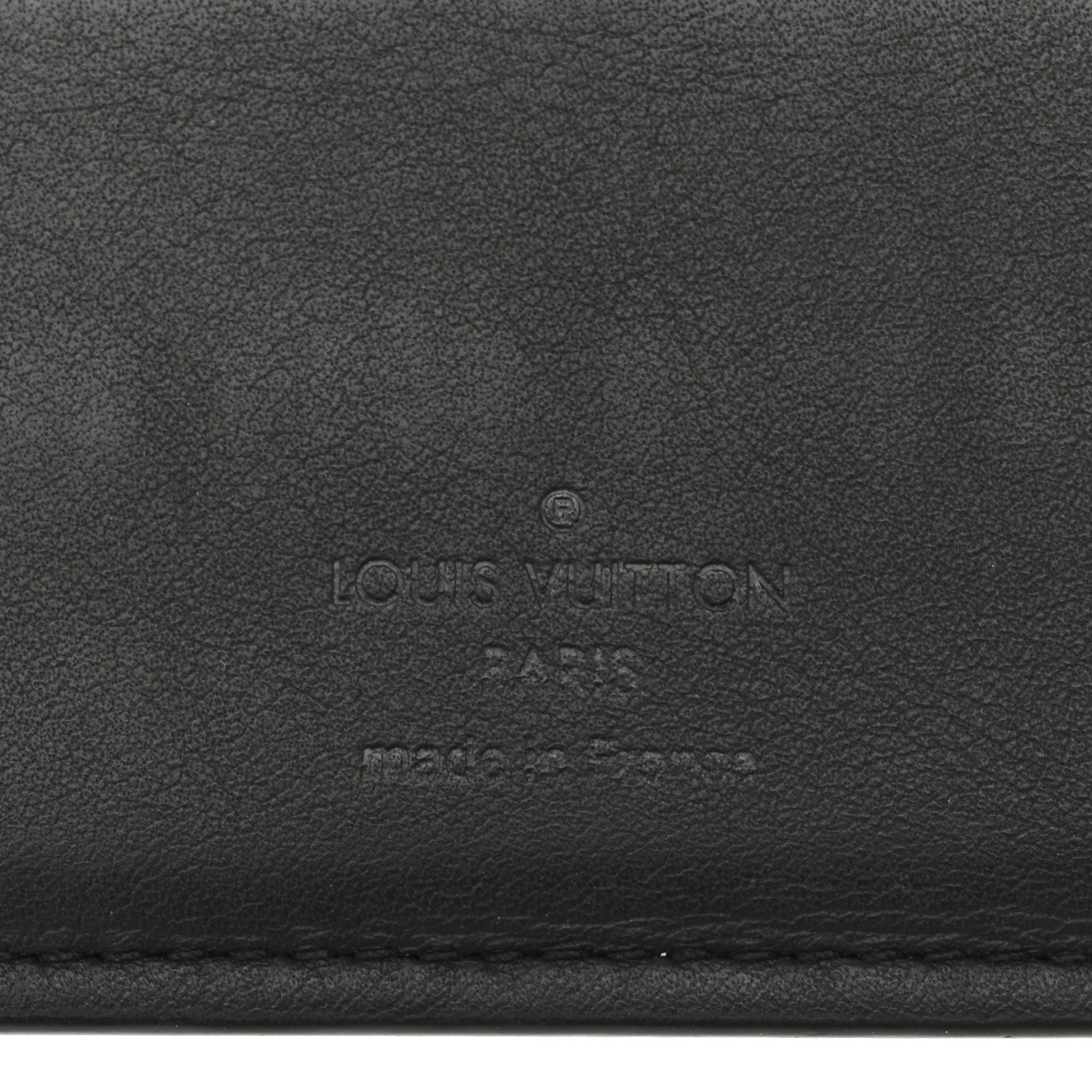 Louis Vuitton Calfskin Monogram Shadow Multiple Wallet Black