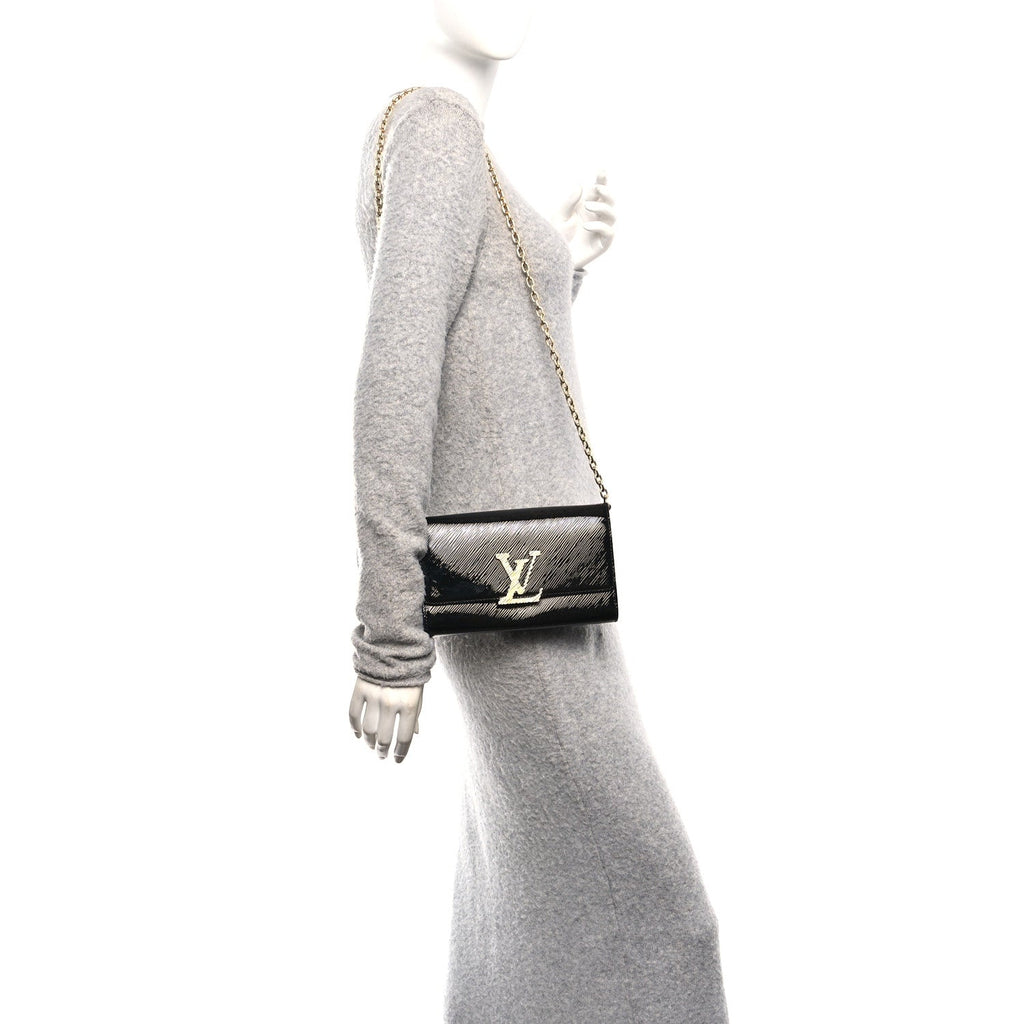 Louis Vuitton Electric Epi Pochette Louise NM Black