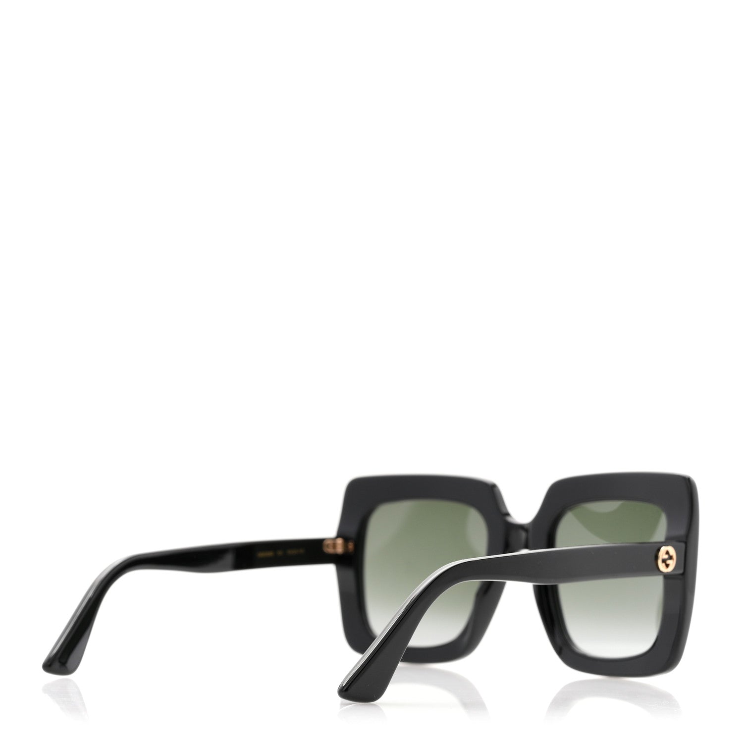 Gucci Acetate Oversize Sunglasses GG0328S Black