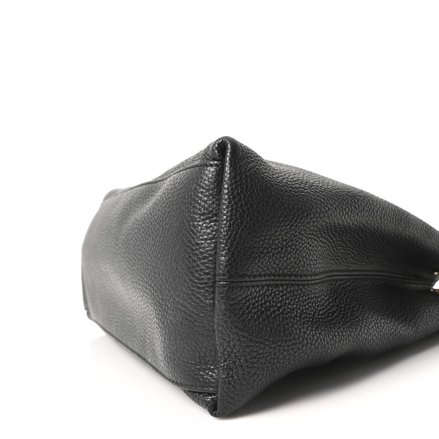 Gucci Pebbled Calfskin Medium Soho Chain Shoulder Bag Black