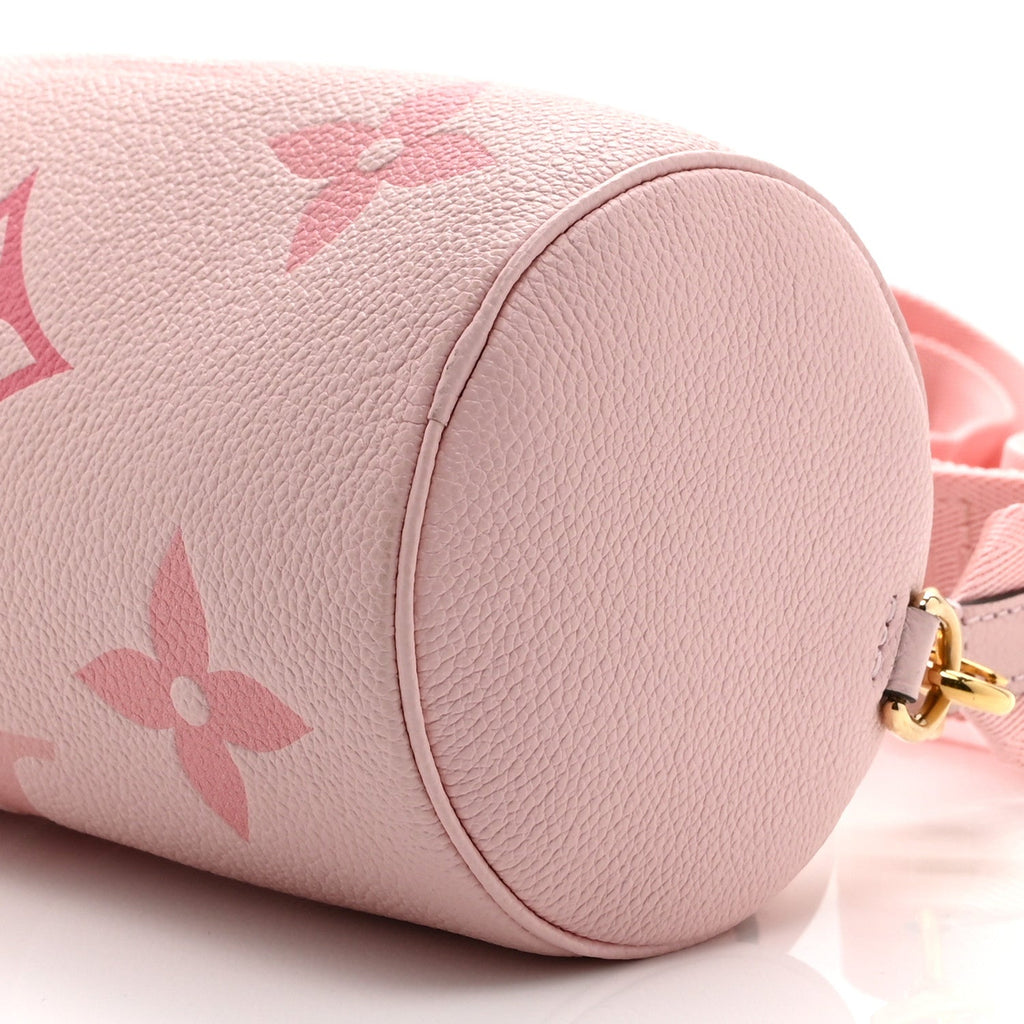 Louis Vuitton Empreinte Monogram Giant By The Pool Papillon BB Bouton De Rose