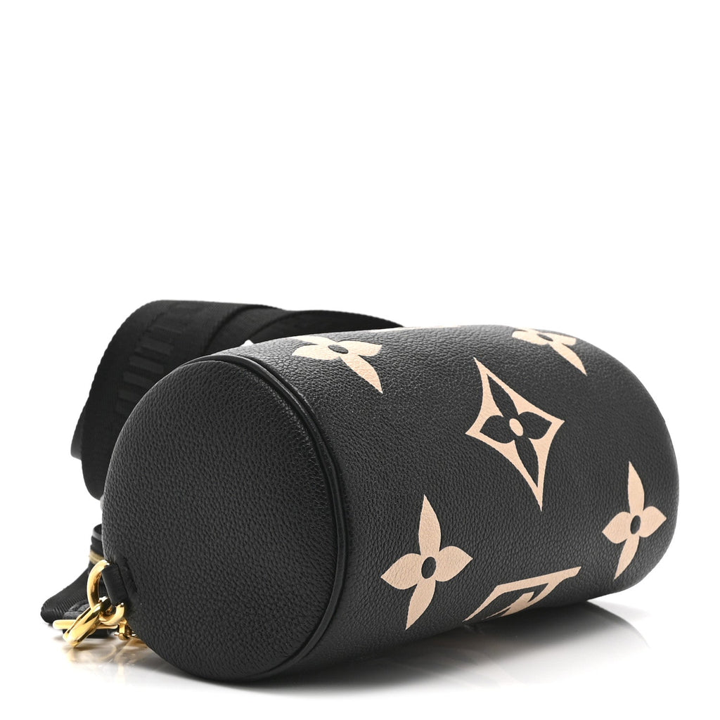 Louis Vuitton Empreinte Monogram Giant Papillon BB Black Beige