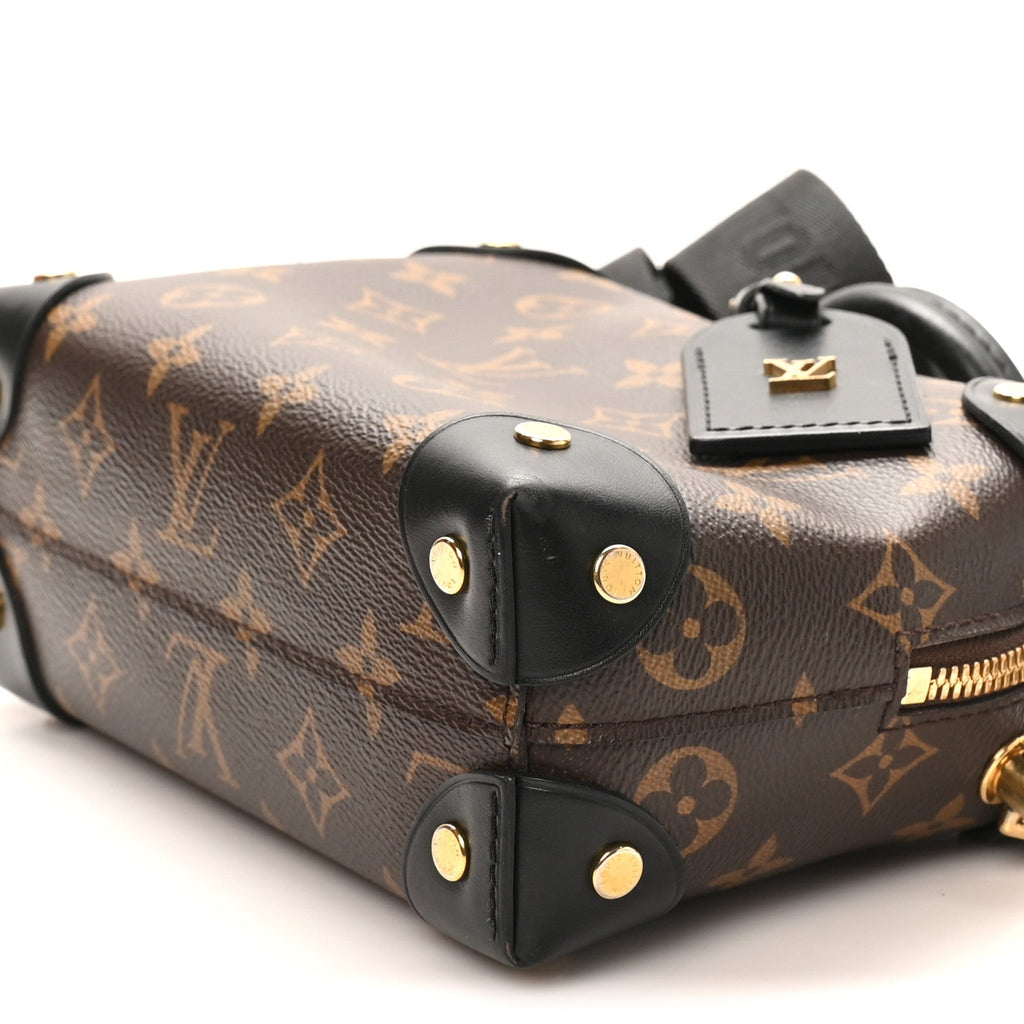 Louis Vuitton Monogram Petite Malle Souple Black