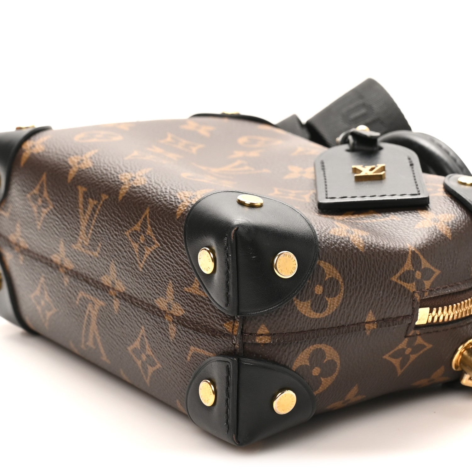 Louis Vuitton Monogram Petite Malle Souple Black