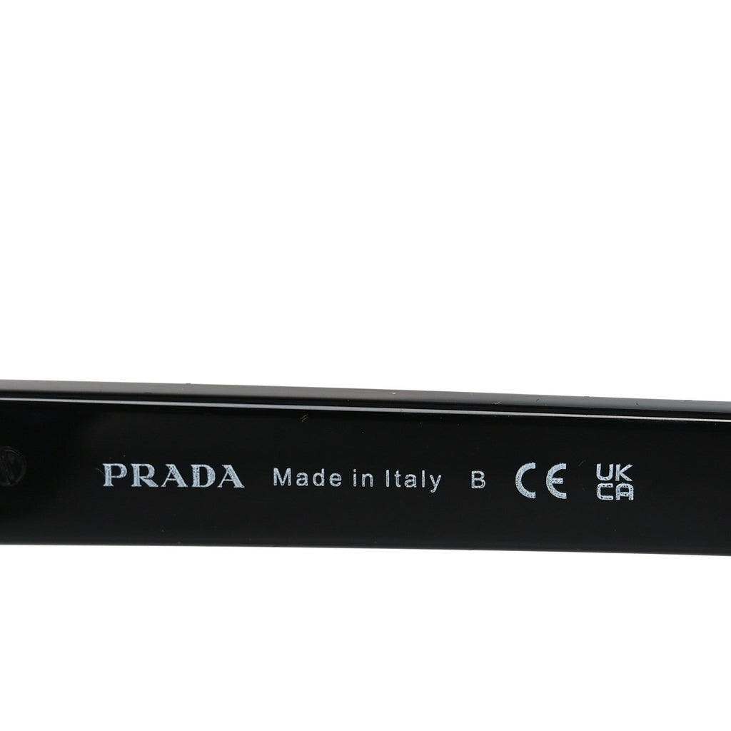 Prada Acetate Rectangular Sunglasses SPR B11 Black