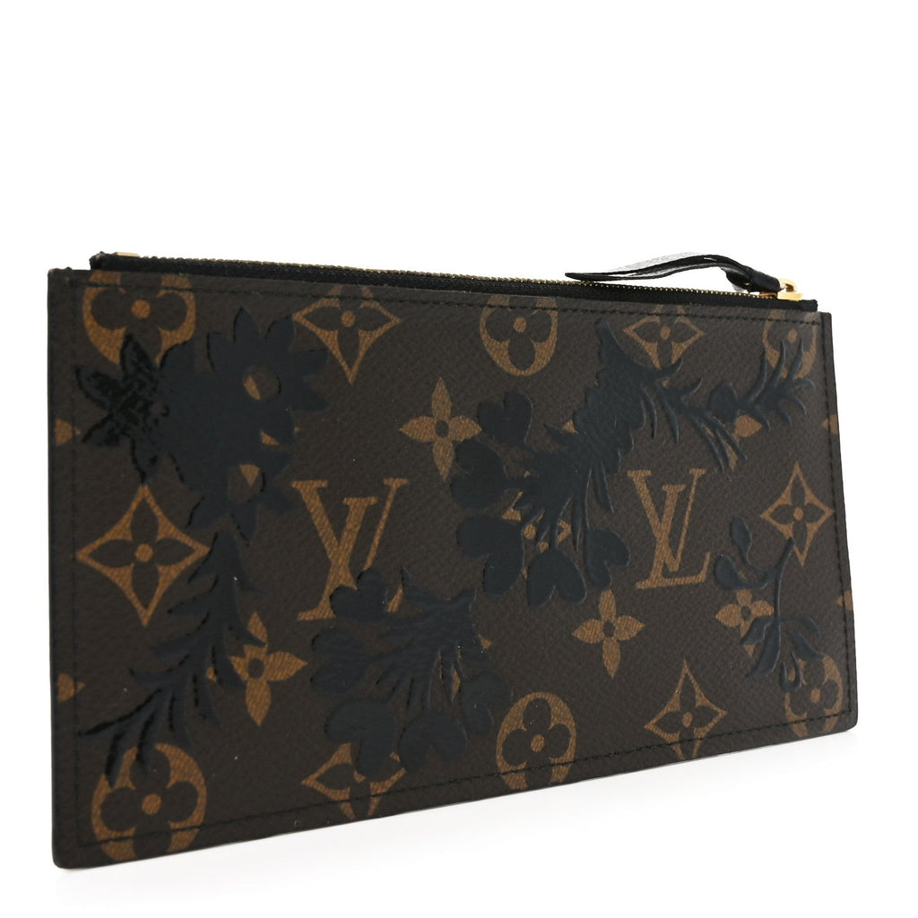 Louis Vuitton Monogram Blossom Felicie Chain Wallet Zippered Insert