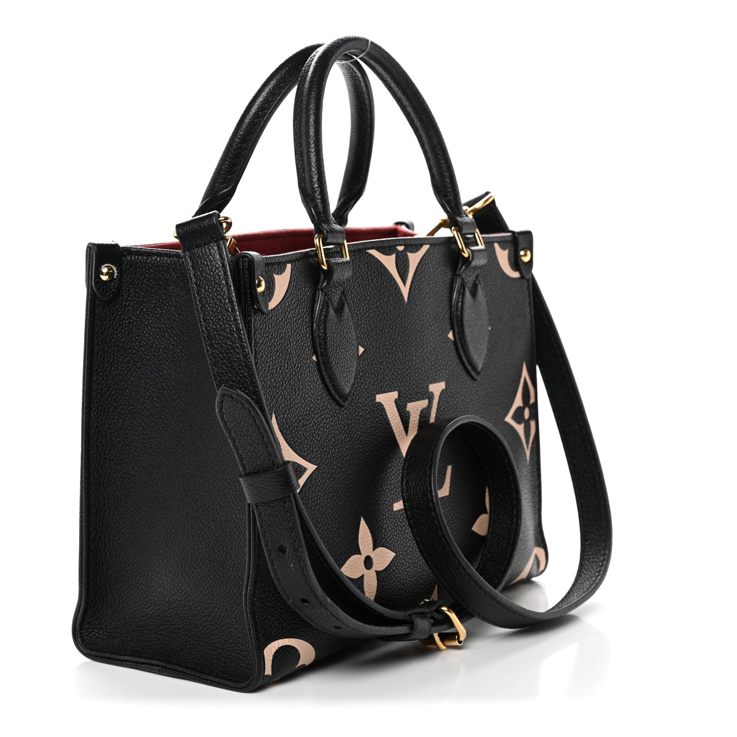 Louis Vuitton Empreinte Monogram Giant Onthego PM Black Beige