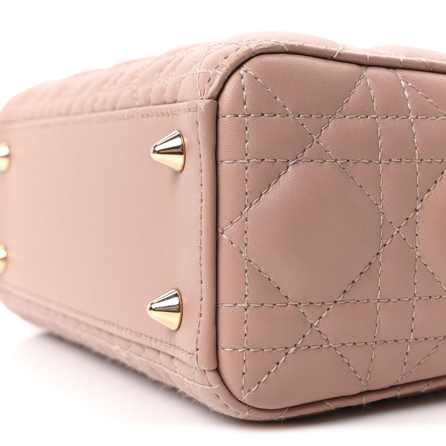 Christian Dior Lambskin Cannage Small My ABCDior Lady Dior Fard