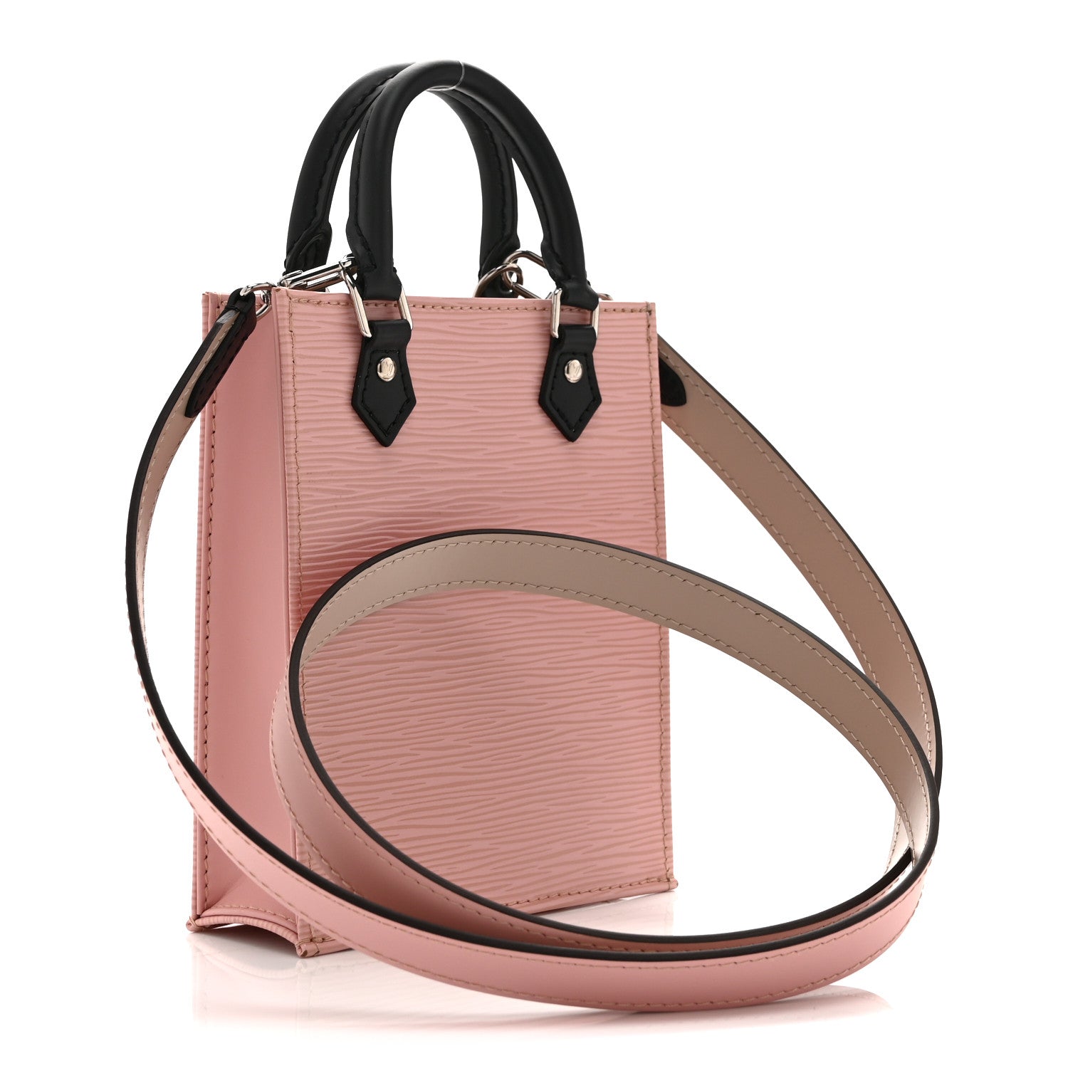 Louis Vuitton Epi Petit Sac Plat Rose Ballerine
