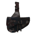Christian Dior X PETER DOIG Denim Camouflage Saddle Bag Brown