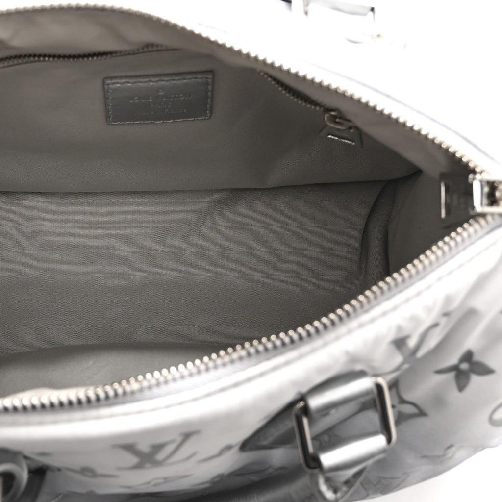 Louis Vuitton Nylon Monogram Gradient LV Snow Speedy Bandouliere 25 Frost