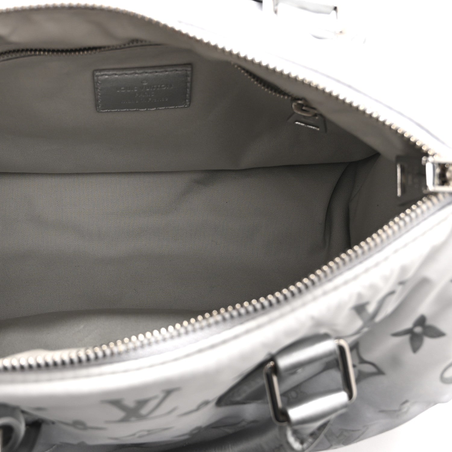 Louis Vuitton Nylon Monogram Gradient LV Snow Speedy Bandouliere 25 Frost