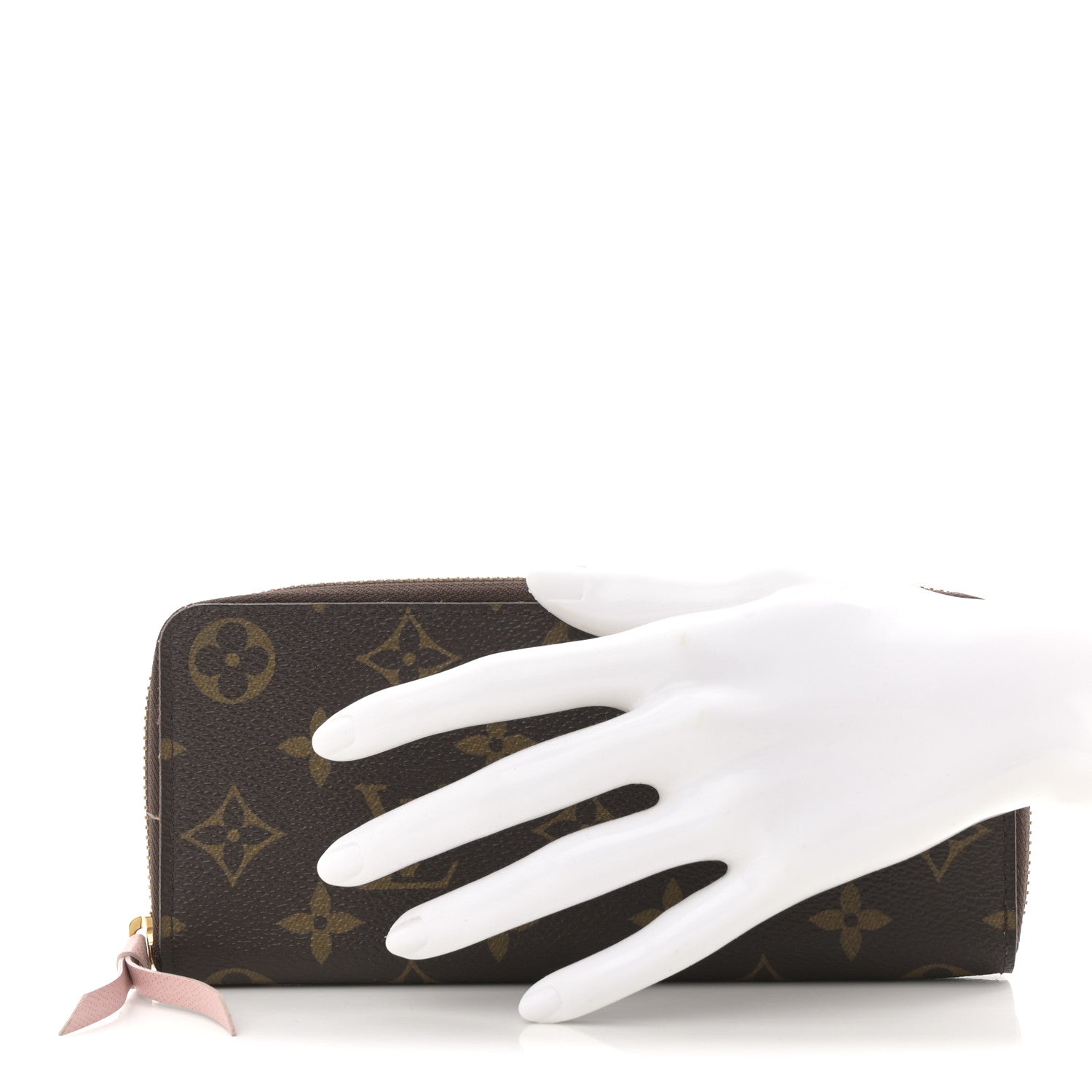 Louis Vuitton Monogram Clemence Wallet Rose Ballerine