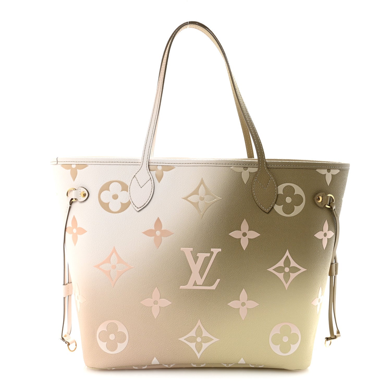 Louis Vuitton Monogram Giant Spring In The City Neverfull MM Sunset Kaki