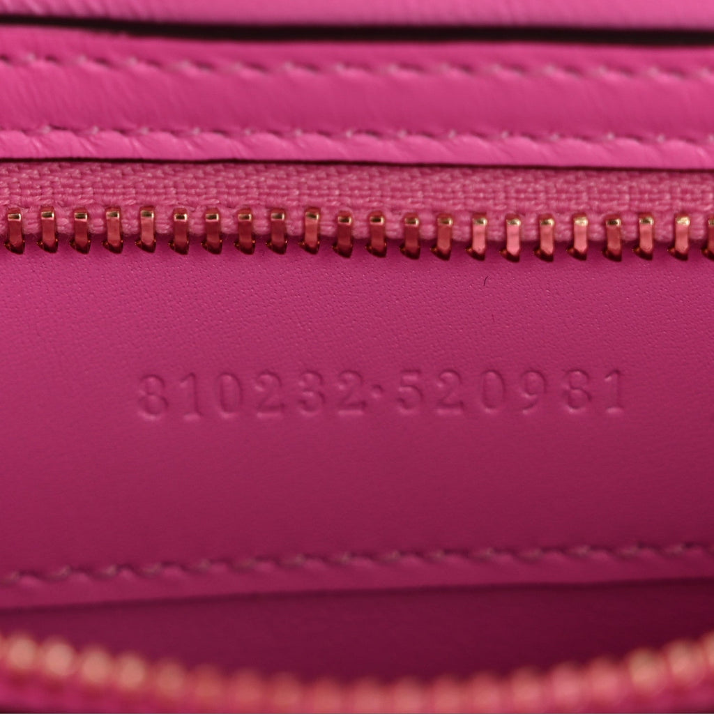 Gucci Ancora Calfskin Web Medium Jackie 1961 Hobo Pink