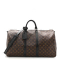 Louis Vuitton Monogram Macassar Keepall Bandouliere 55