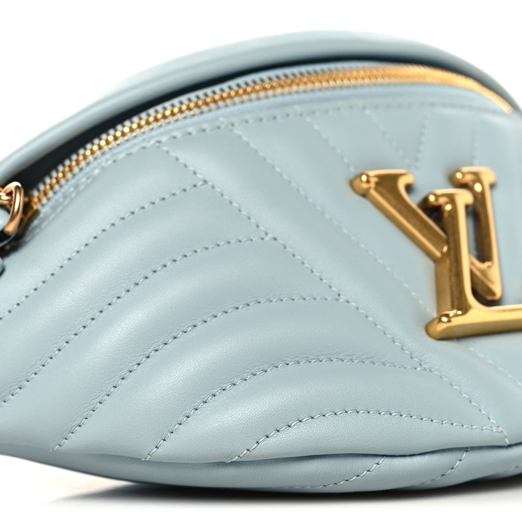 Louis Vuitton Calfskin New Wave Bumbag Porcelain Blue