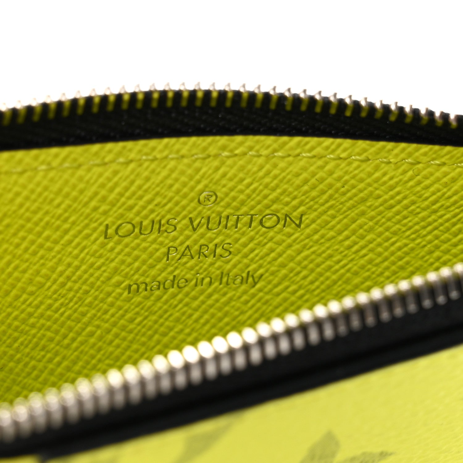 Louis Vuitton Taigarama Coin Card Holder Yellow