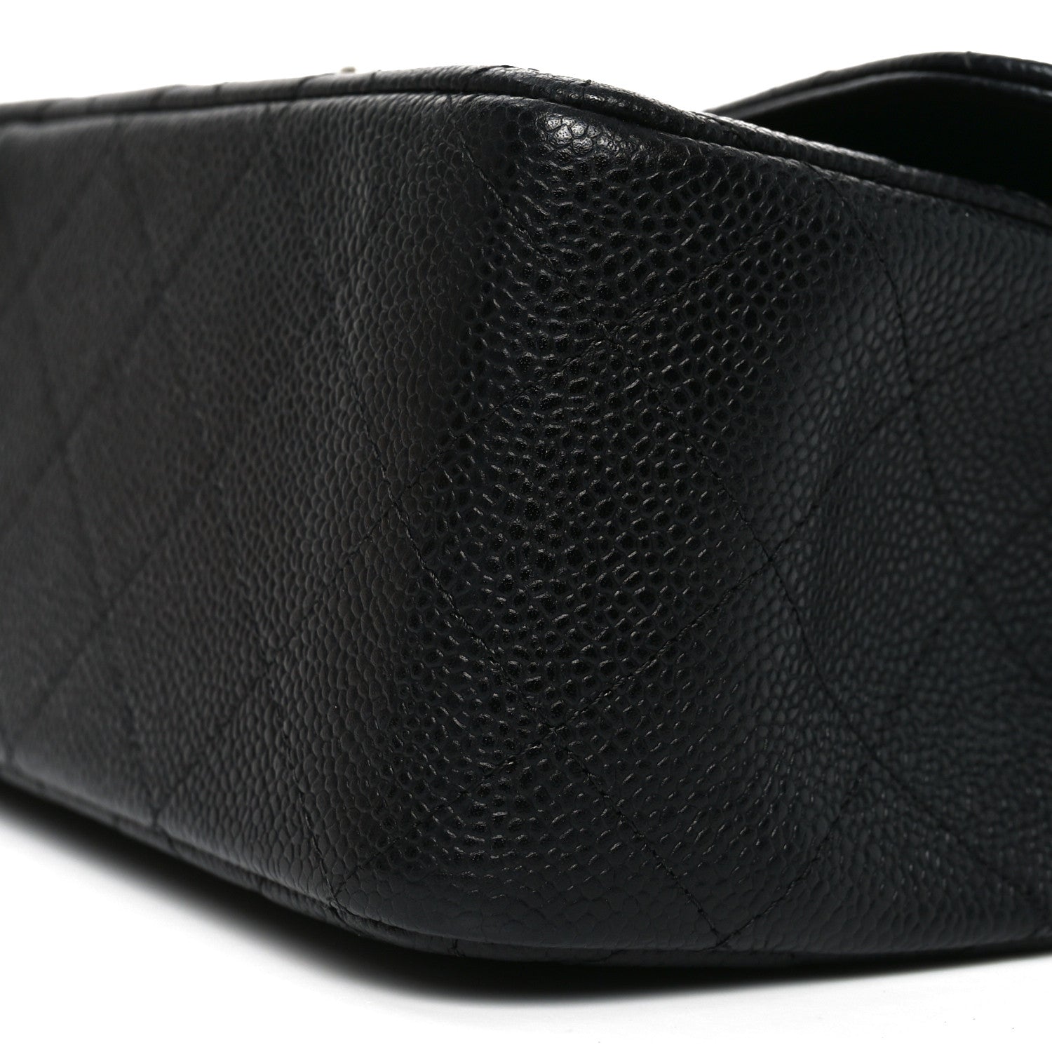 Chanel Caviar Quilted Jumbo Double Flap Black