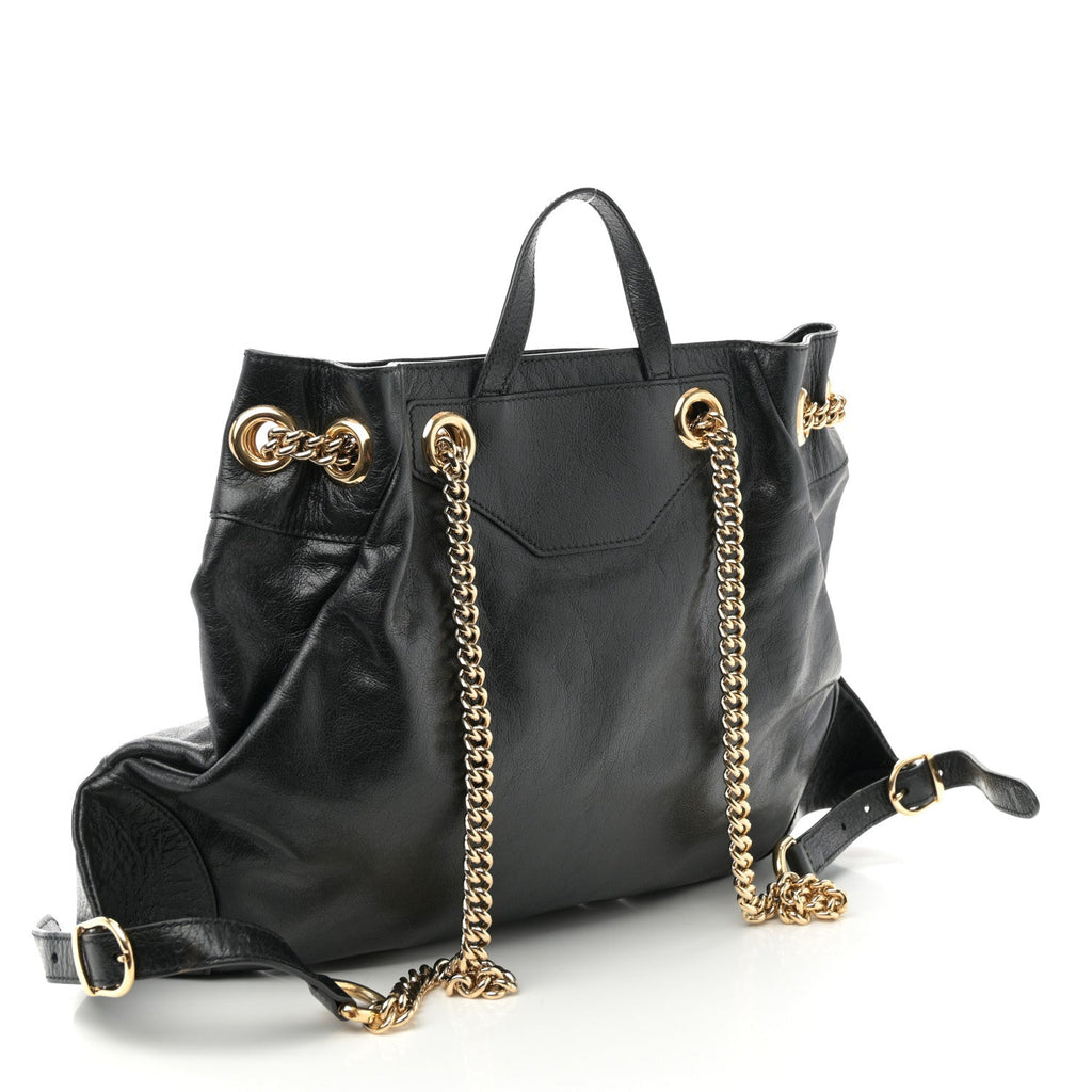 Gucci Calfskin Zumi Backpack Black
