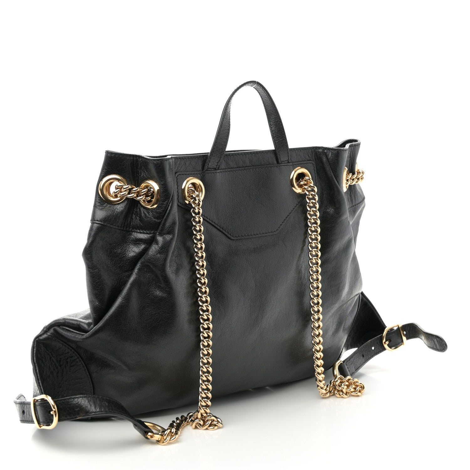 Gucci Calfskin Zumi Backpack Black