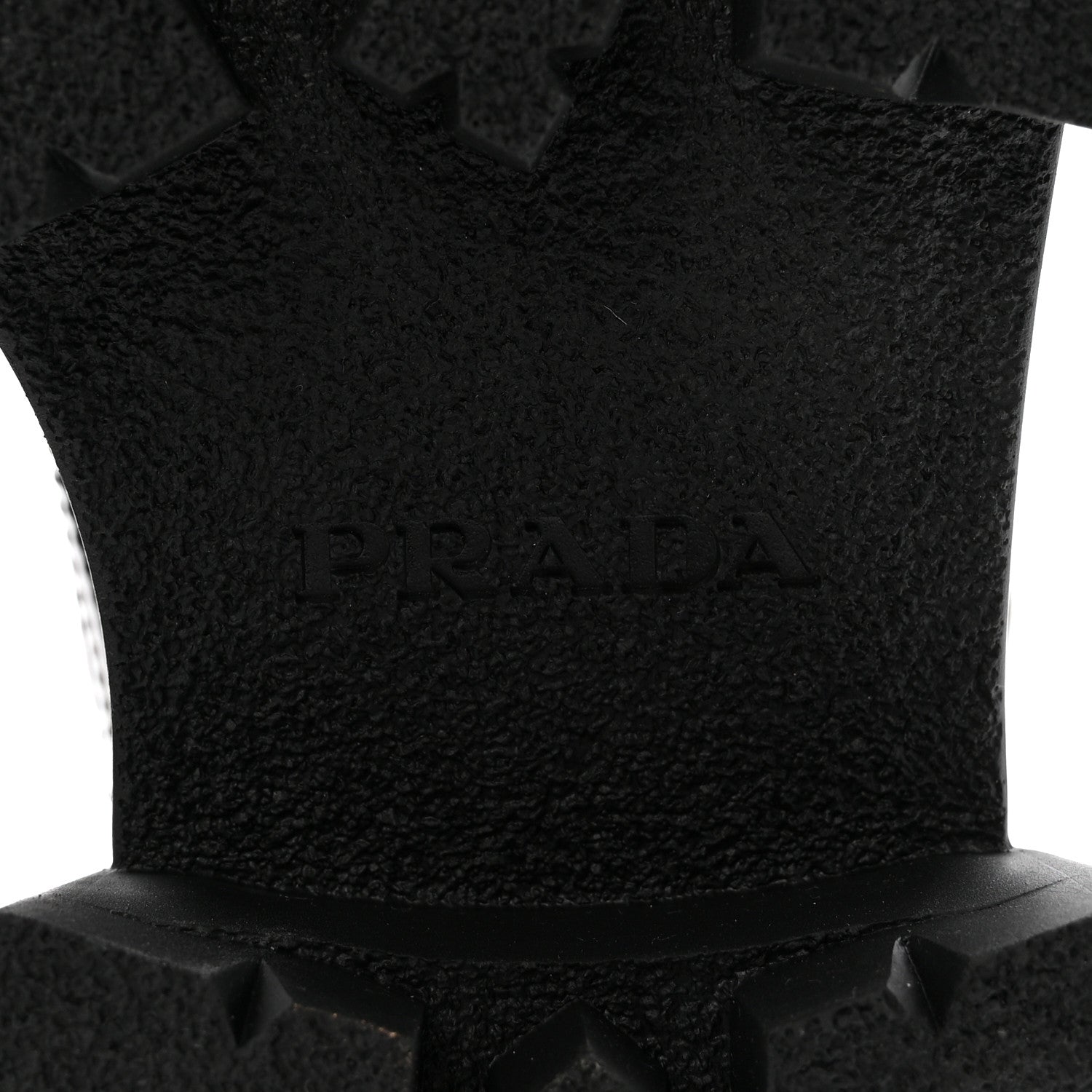 Prada Spazzolato Rois Nylon Metal Triangle Logo Monolith Pouch Pocket 55mm Boots 37 Black