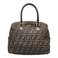 Fendi Zucca Canvas Handbag - '10s