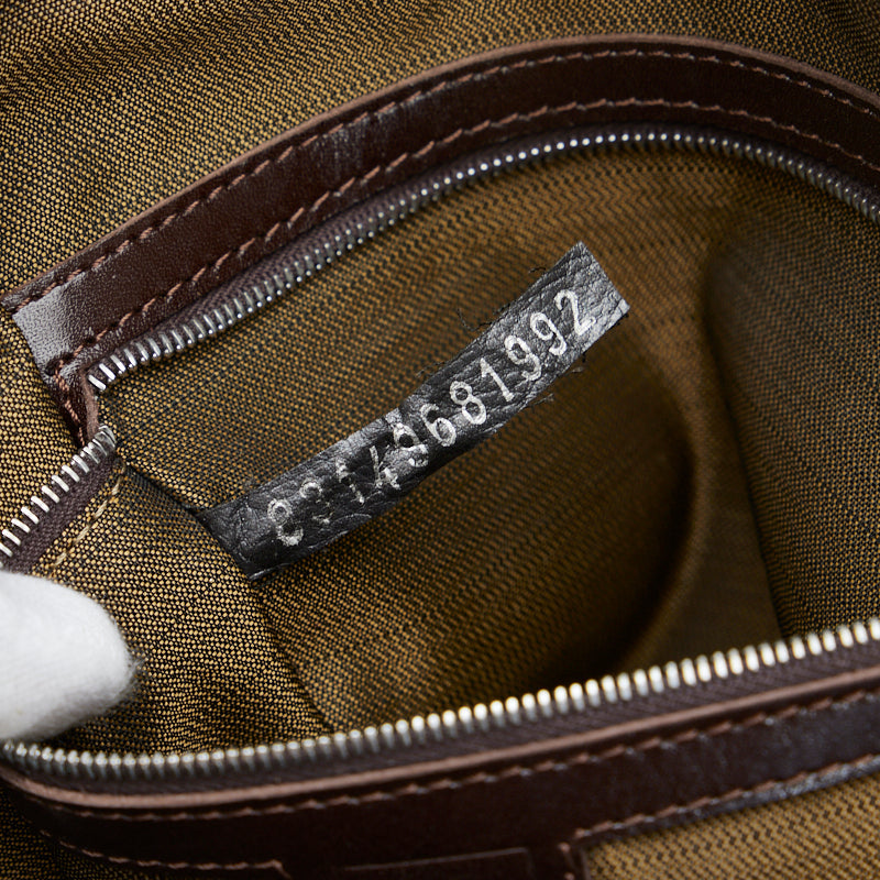 Fendi Zucca Canvas Handbag - '10s