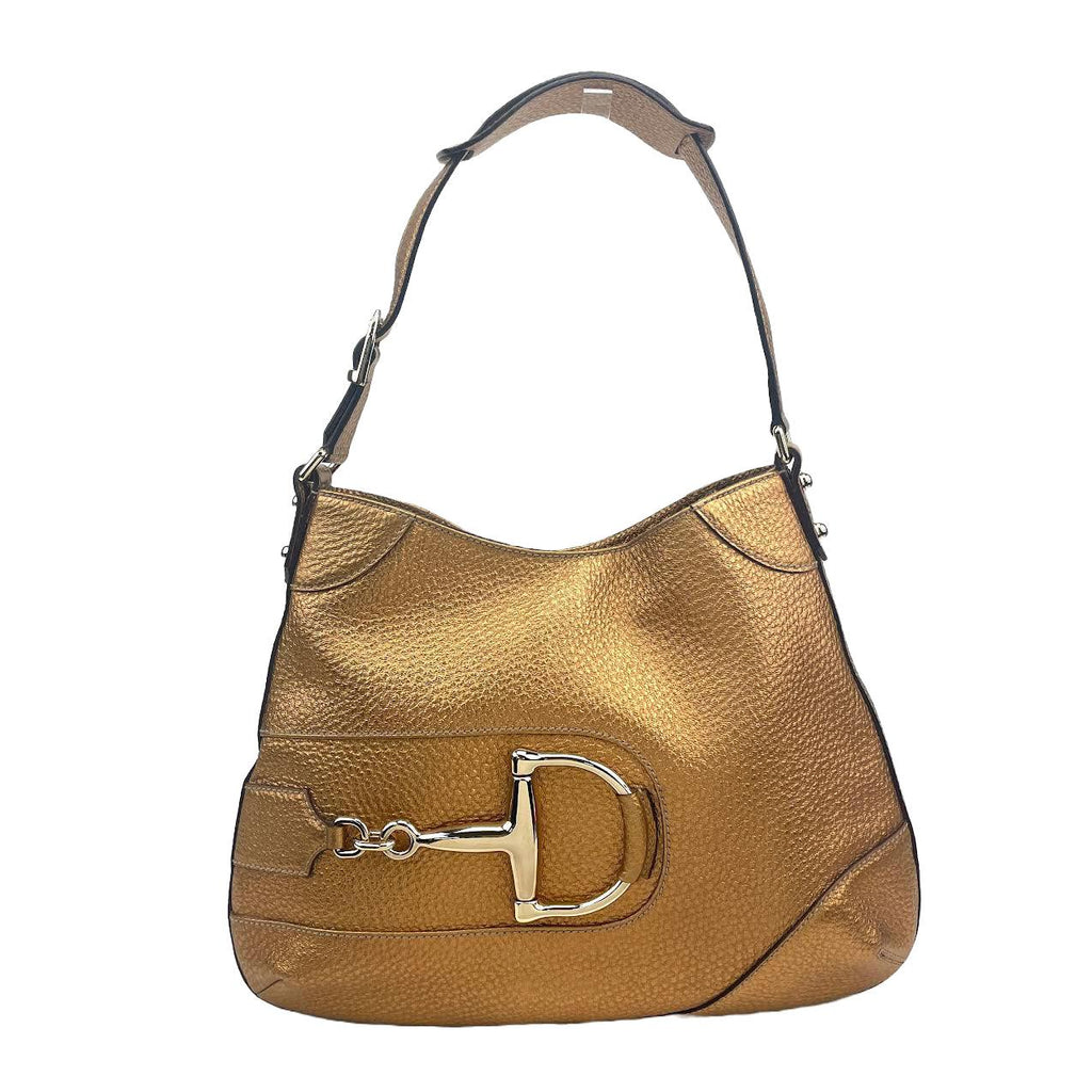 GUCCI Hasler Hobo Leather Bag - OUTLET ITEM FINAL SALE