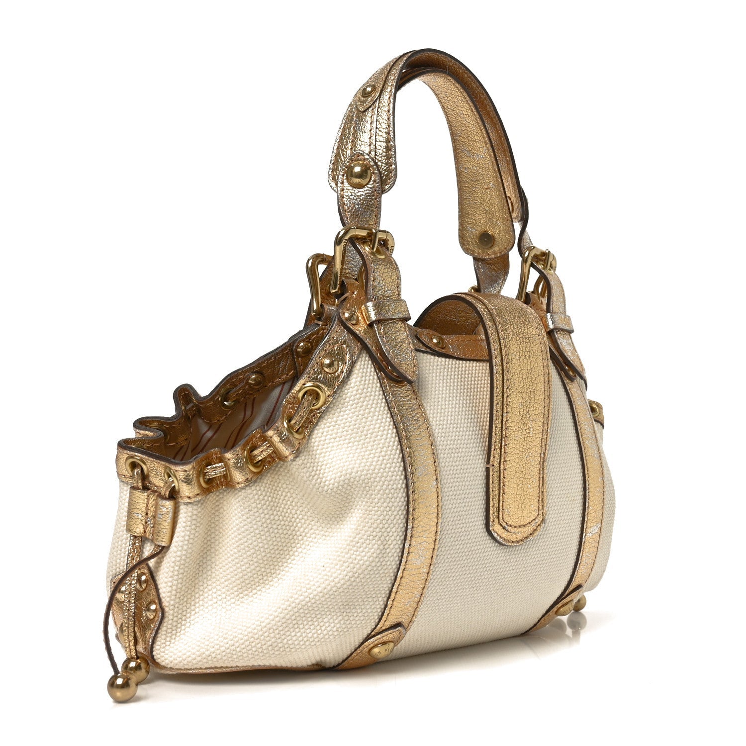 Louis Vuitton Antigua Theda GM Ecru Gold