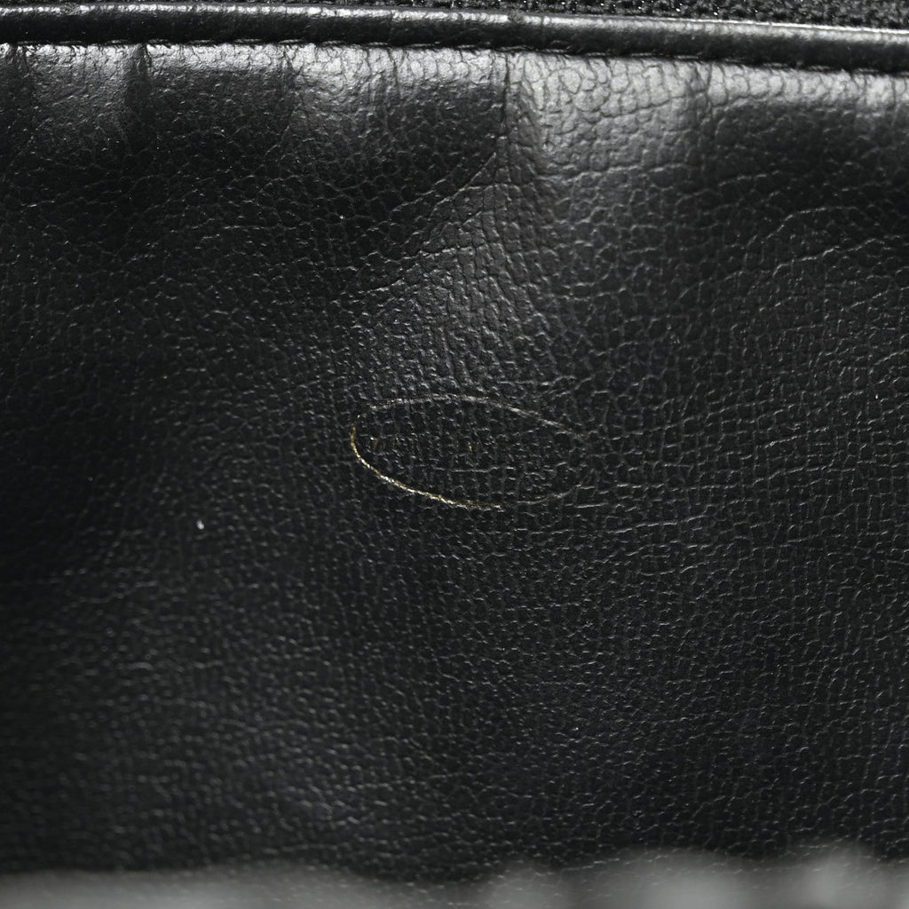 Calfskin Vanity Cosmetic Bag Black