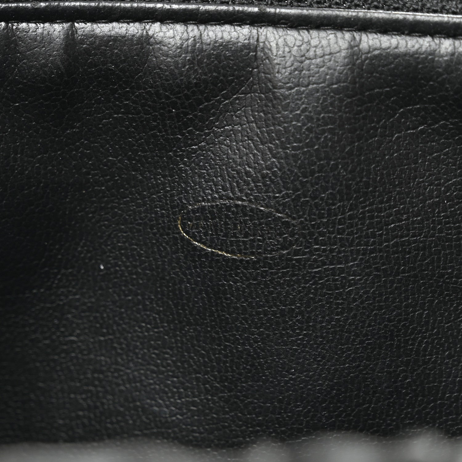 Calfskin Vanity Cosmetic Bag Black
