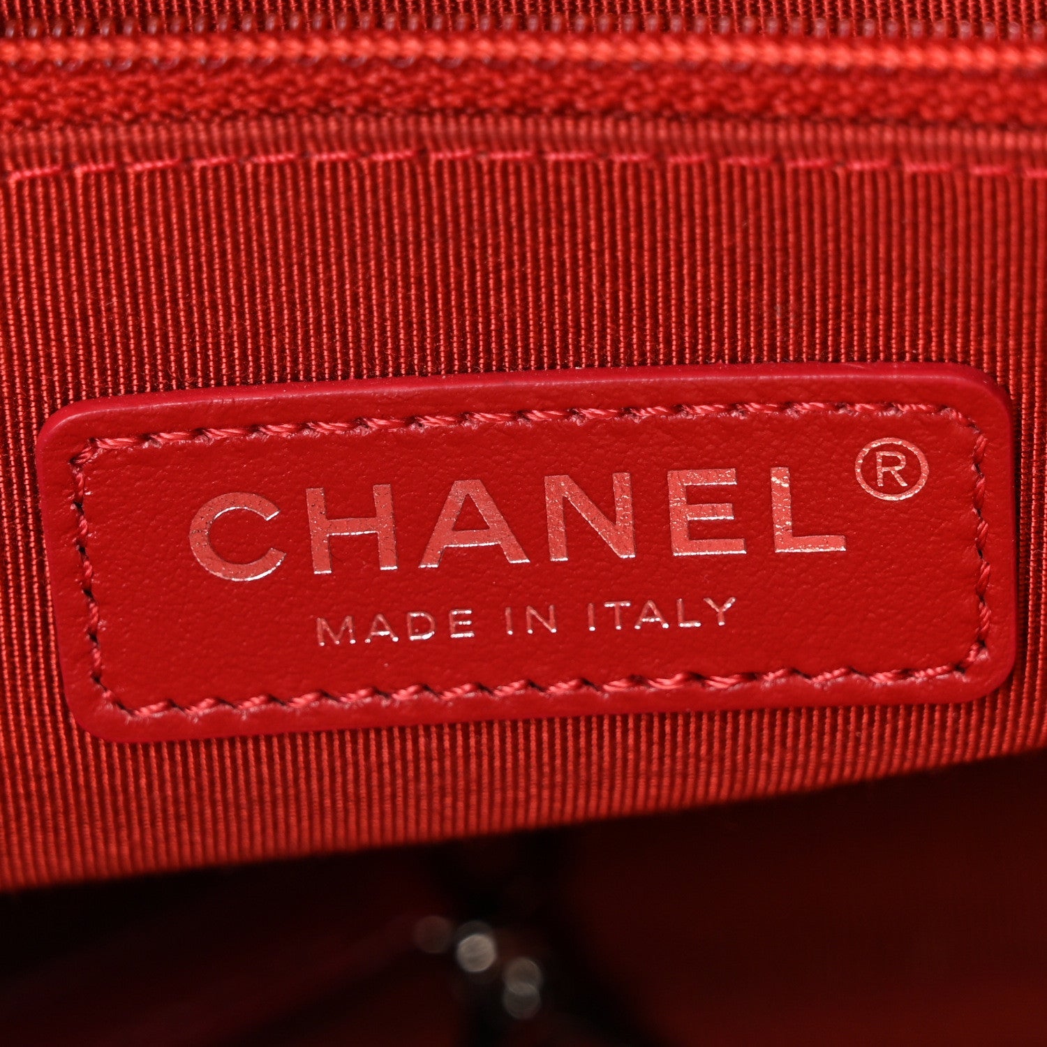 Chanel Aged Calfskin Quilted New Medium Gabrielle Hobo Red
