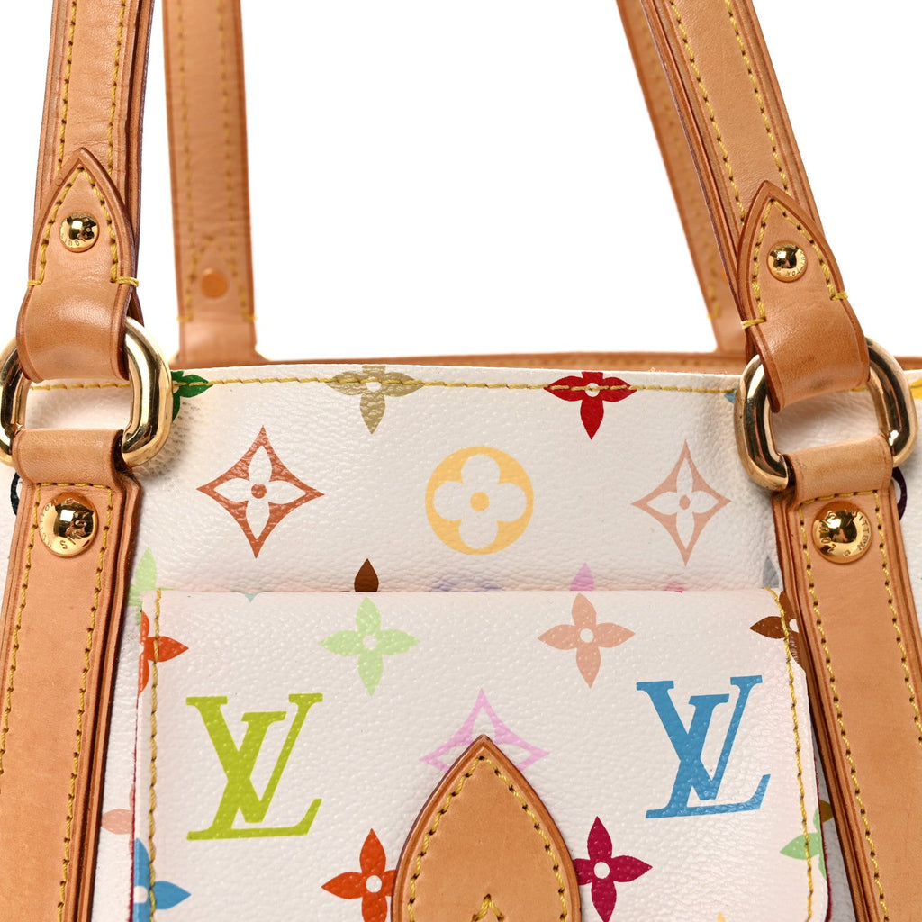 Louis Vuitton Monogram Multicolor Aurelia MM White