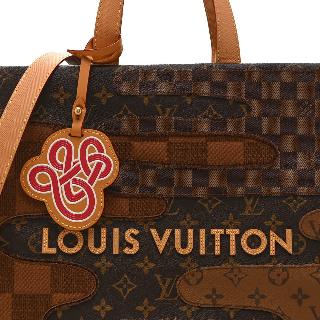 Louis Vuitton Monogram Landscape Shopper Tote MM Brown