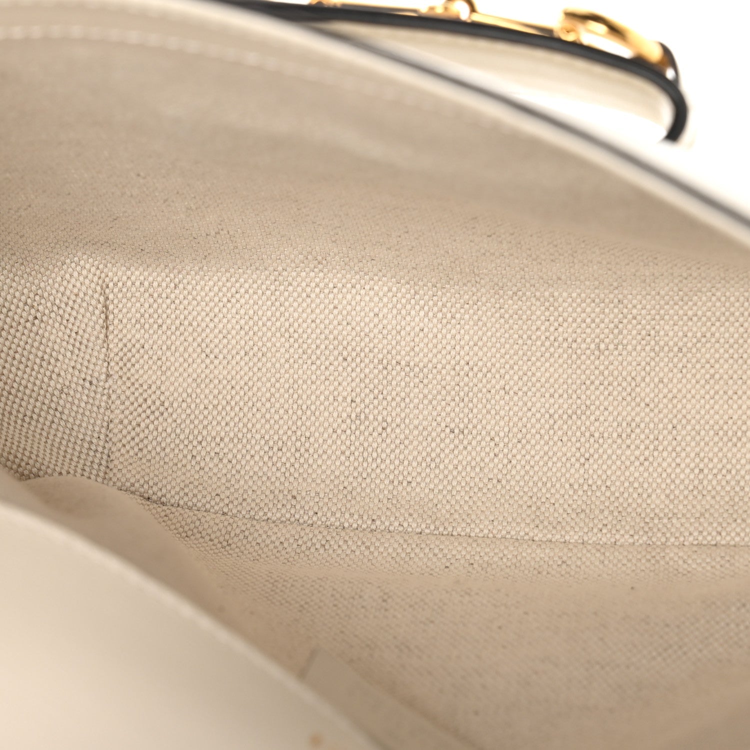 Gucci Azalea Calfskin Web Mini Horsebit 1955 Shoulder Bag Mystic White