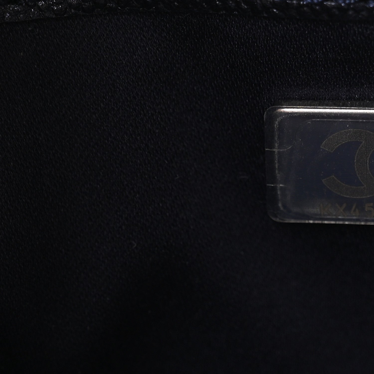 Chanel Metallic Caviar Quilted Mini Chanel 25 Handbag Dark Blue
